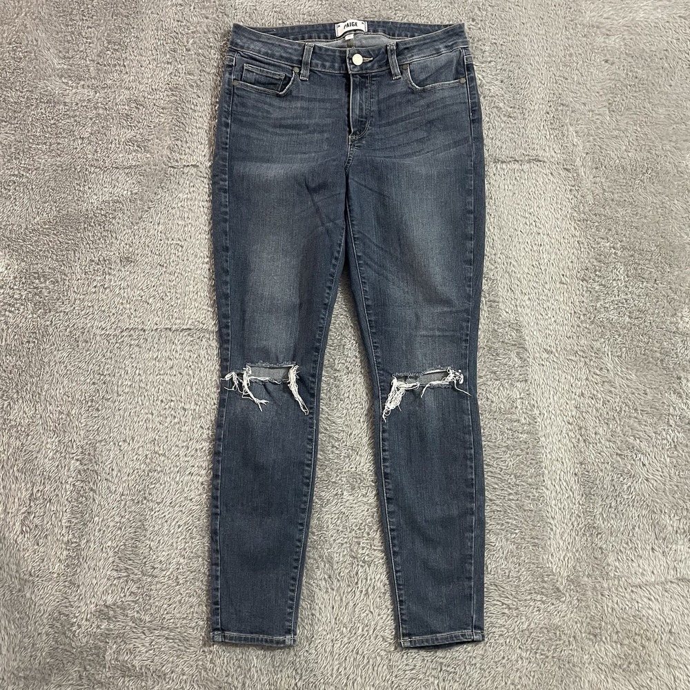 Paige Jeans Womens Size‎ 30 Verdugo Ankle Skinny Medium Wash Blue Denim Mid Rise